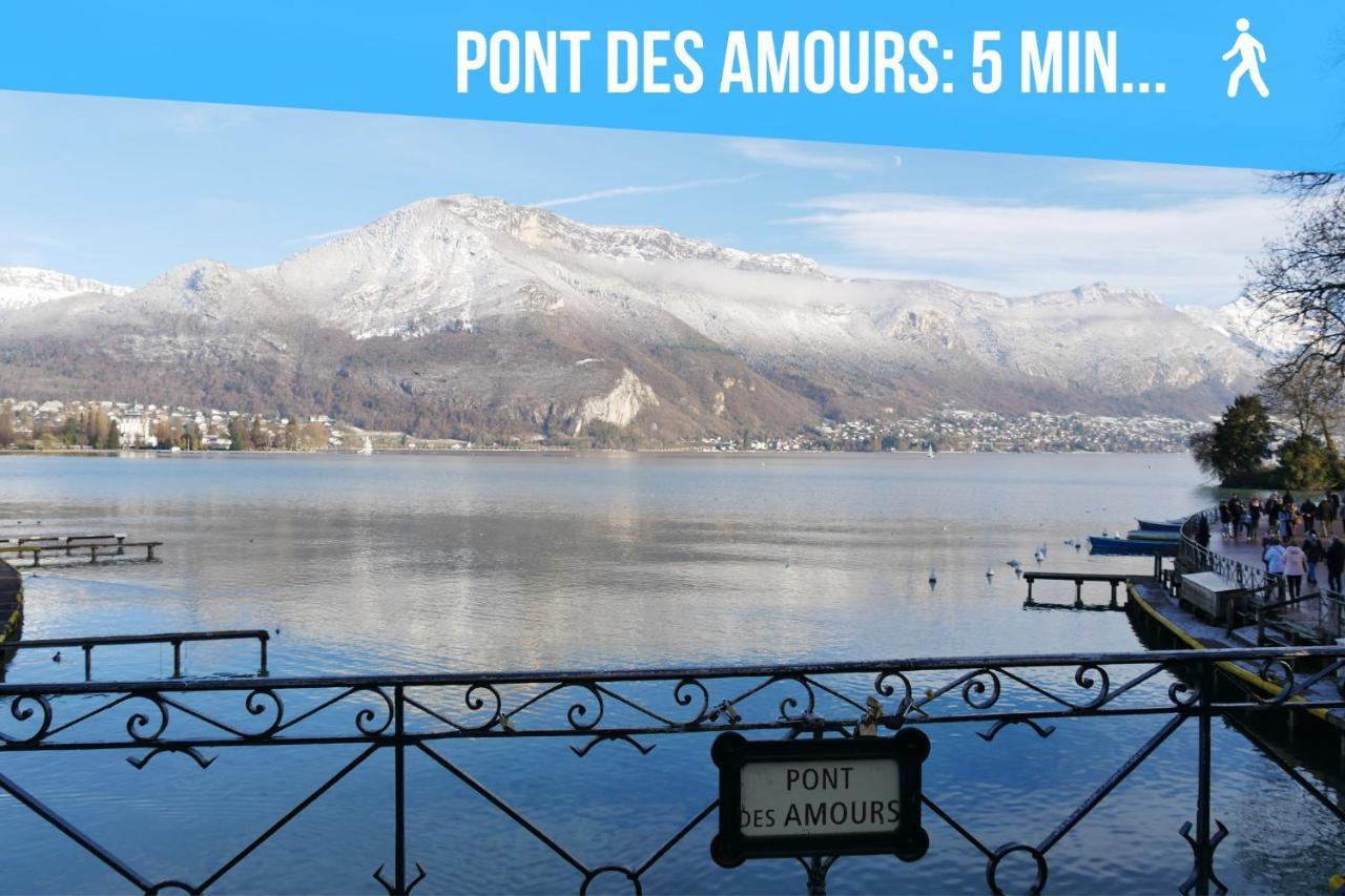 Le Carnot - Mycosyapart, Duplex Coeur De Ville Et Lac, Climatise Анси Экстерьер фото